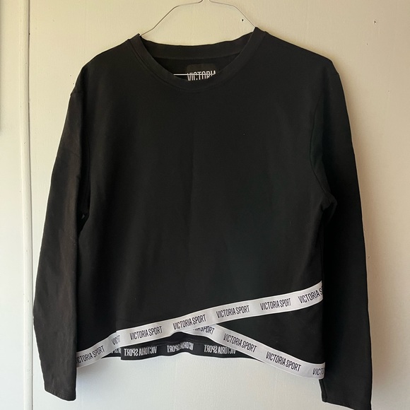 Victoria Secret’s Sports Logo Trim Sweater Size XLarge - Picture 3 of 9